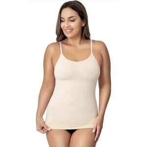 Shapermint New Scoop Neck Cami Body Shaper Tummy Control Plus 2XL Nude